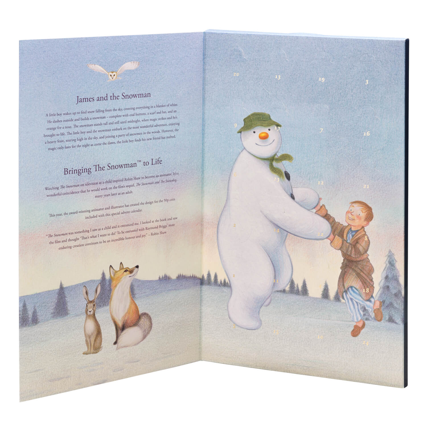 The Snowman 2021 Advent Calendar | The Royal Mint