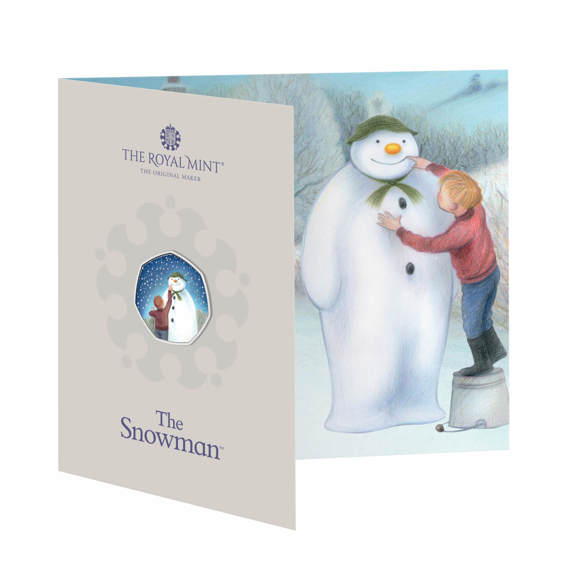 The Snowman™ 2021 UK 50p Brilliant Uncirculated Colour Coin