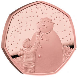 The Snowman™ 2021 UK 50p Gold Proof Coin