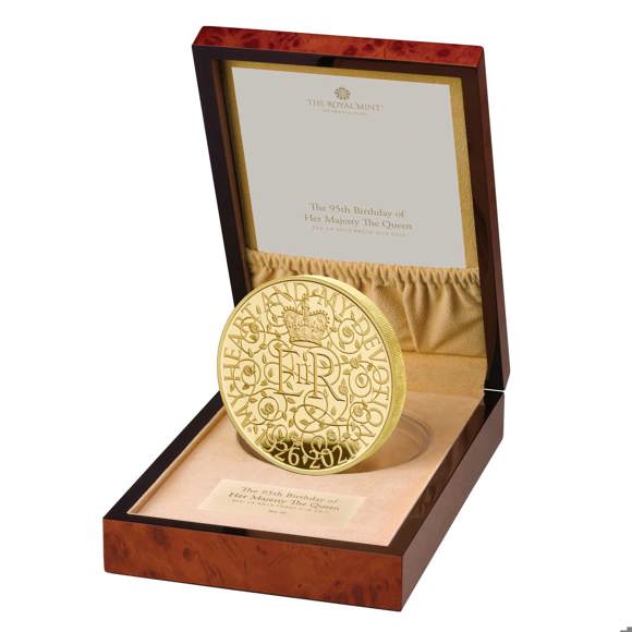 The 95th Birthday of Her Majesty the Queen 2021 Gold Proof Kilo Coin