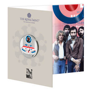 The Who 2021 UK £5 Brilliant Uncirculated Coloured Coin