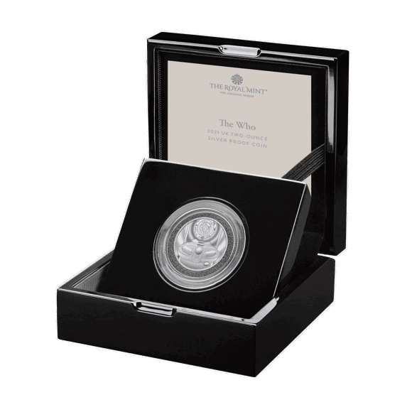 The Who 2021 UK Two Ounce Silver Proof Coin