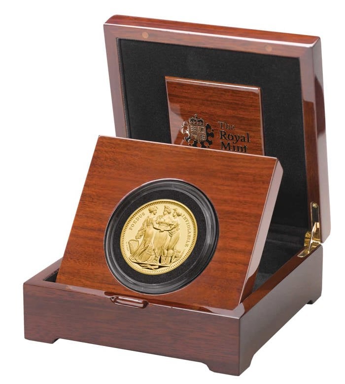 Three Graces 2020 UK Five-Ounce Gold Proof Coin