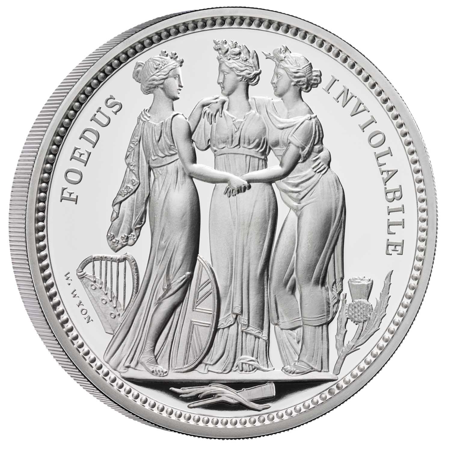 2015年 The Three Graces 5ポンド 銀貨 NGC鑑定PF70 スリーグレイセス 2015年 トリスタン・ダ・クーニャ島 5