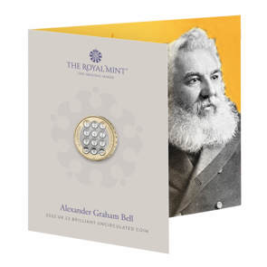 Alexander Graham Bell 2022 UK £2 Brilliant Uncirculated Coin