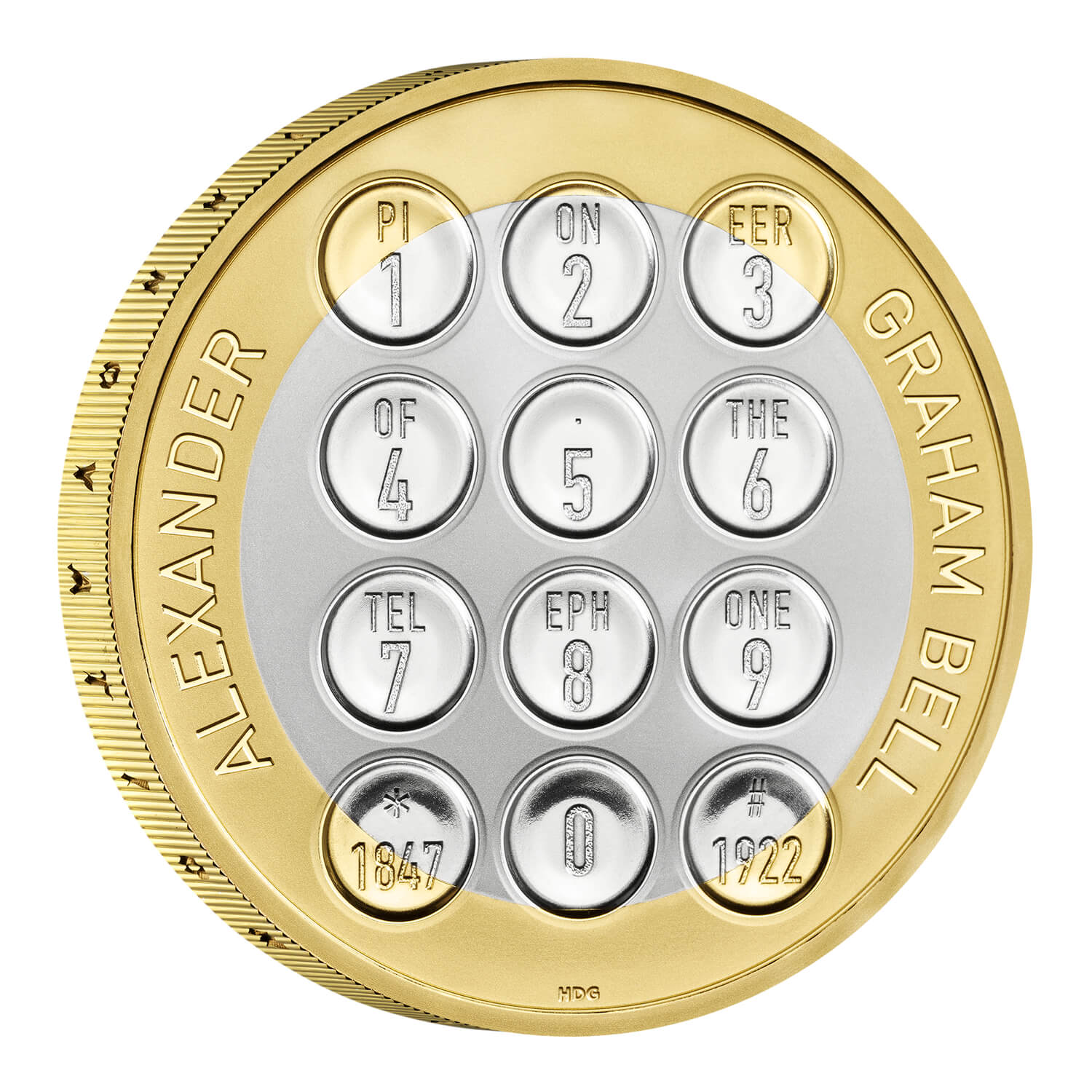 Alexander Graham Bell 2022 UK £2 Silver Proof Coin | The Royal Mint