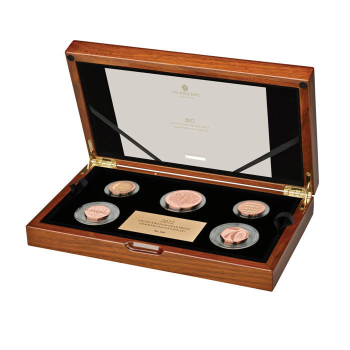 The 2022 United Kingdom Gold Proof Commemorative Coin Set
