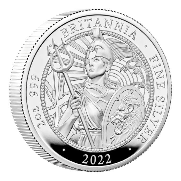 The Britannia 2022 2oz Silver Proof Coin 