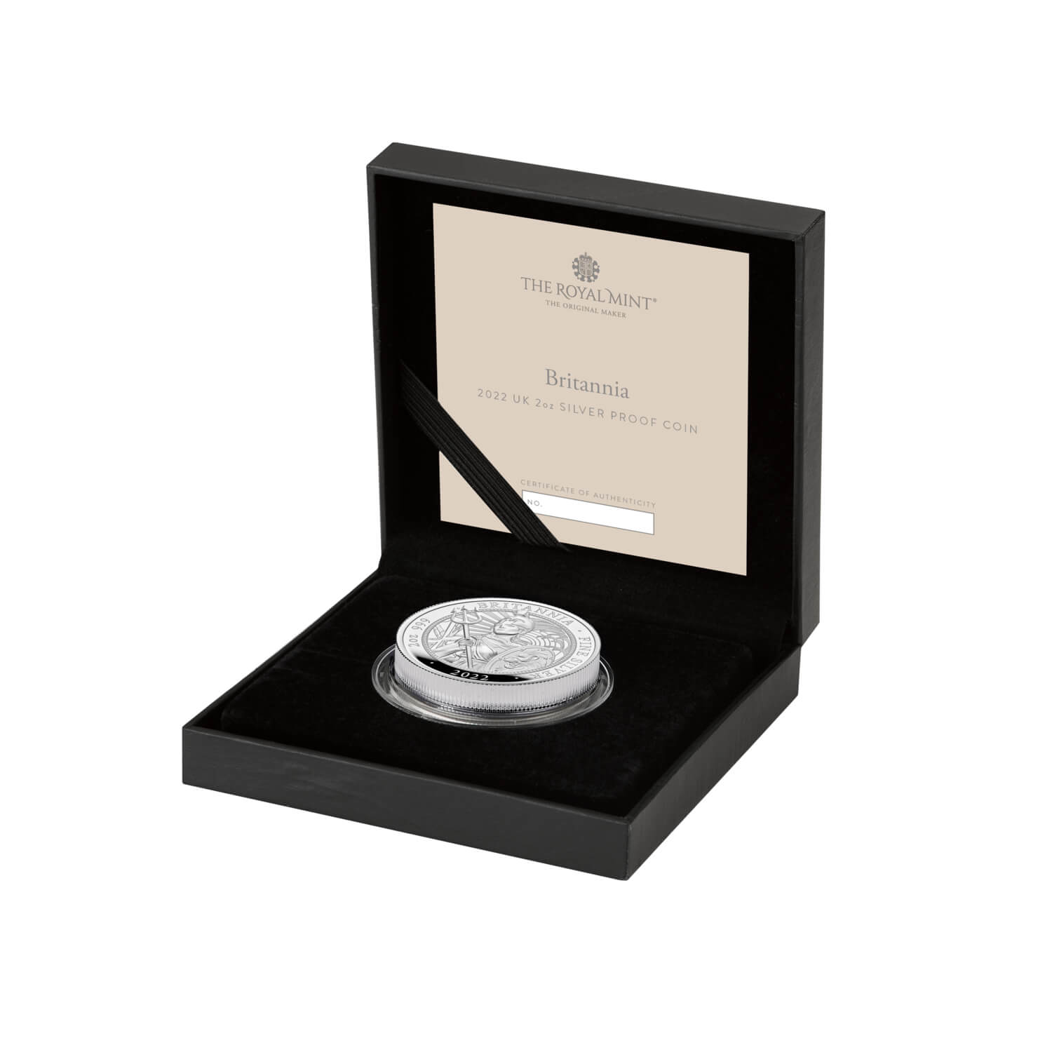 The Britannia 2022 2oz Silver Proof Coin | The Royal Mint