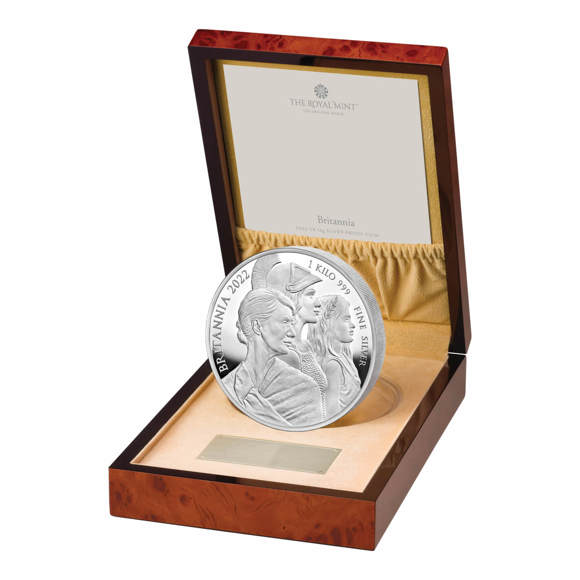 The Britannia 2022 UK 1kg Silver Proof Coin