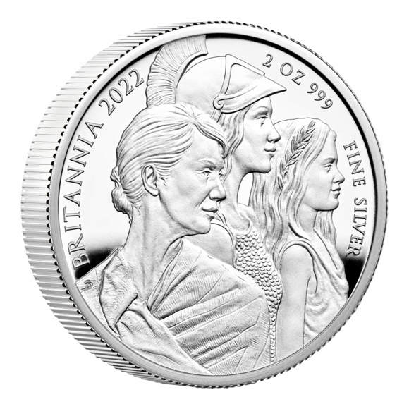 The Britannia 2022 UK 2oz Silver Proof Coin