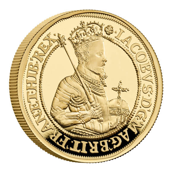 King James I 2022 UK 1oz Gold Proof Coin