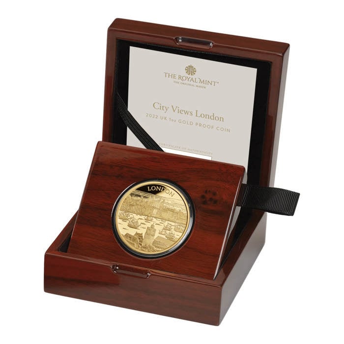 City Views London 2022 UK 1oz Gold Proof Coin