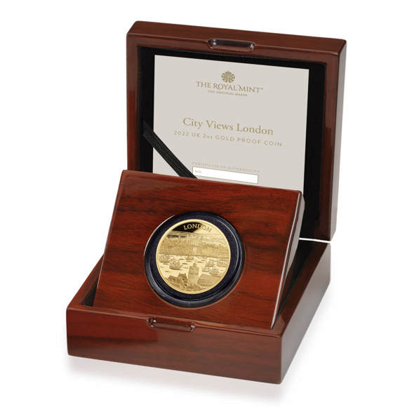City Views London 2022 UK 2oz Gold Proof Coin
