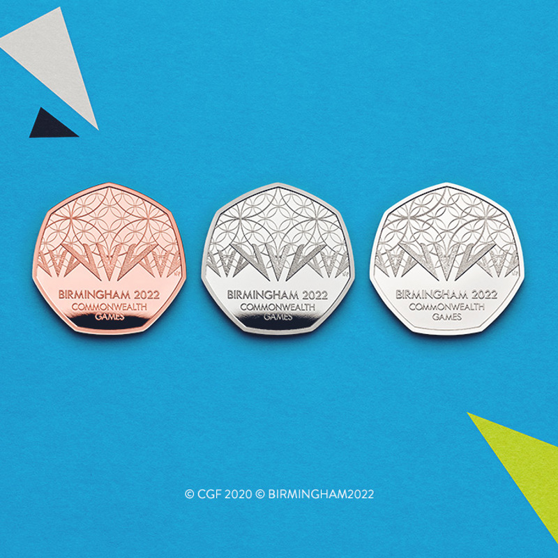 The Royal Mint launches vibrant 50p for Birmingham 2022 Commonwealth Games