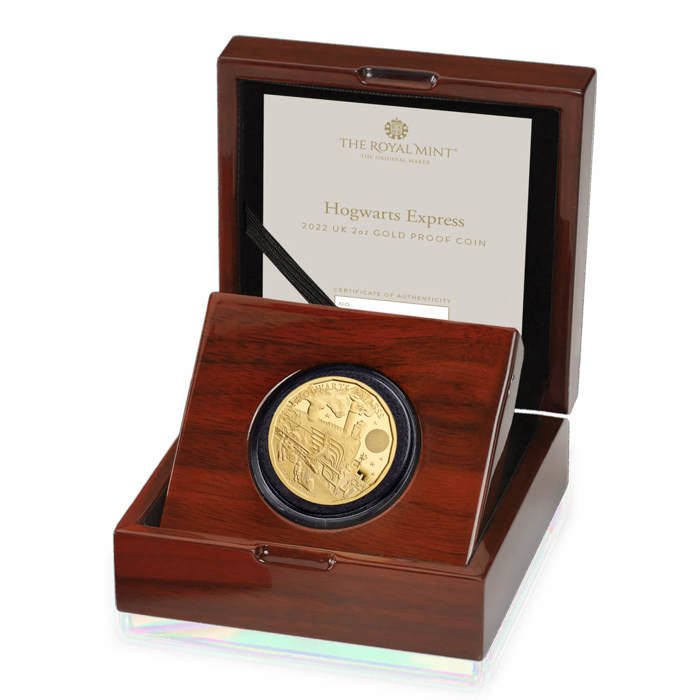 Hogwarts Express 2022 UK 2oz Gold Proof Coin