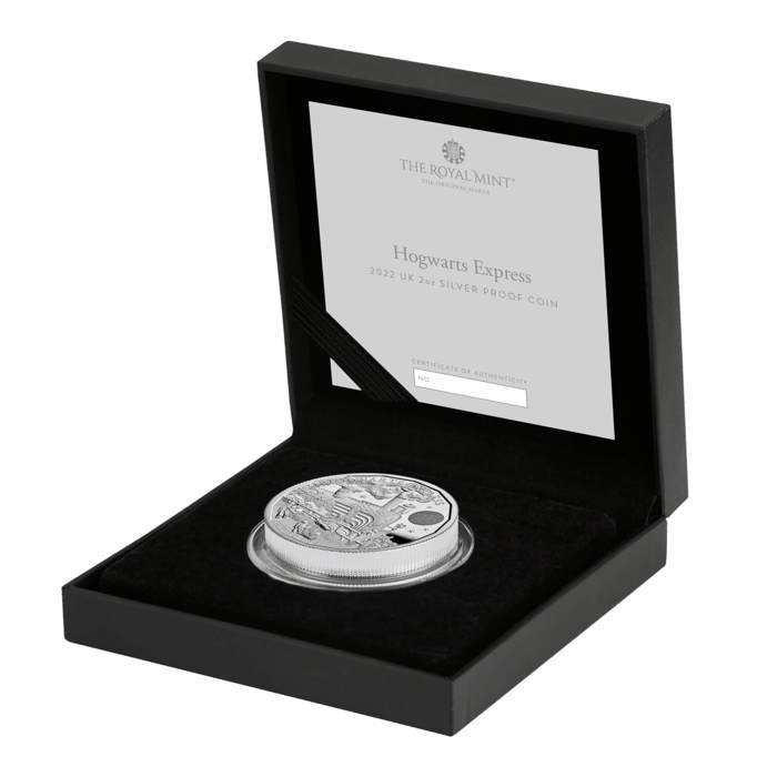 Hogwarts Express 2022 UK 2oz Silver Proof Coin