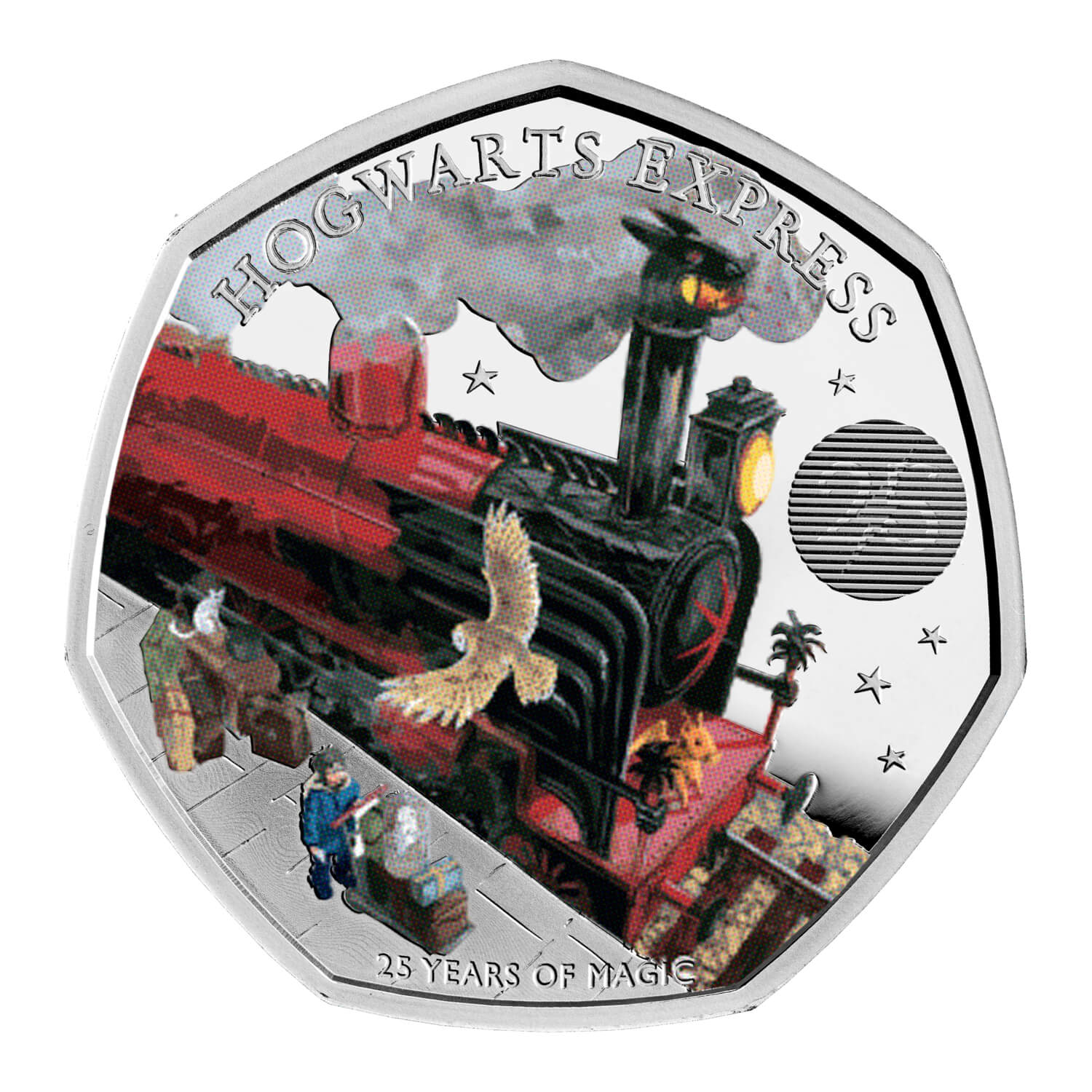 Hogwarts Express 2022 50p Colour Coin | The Royal Mint