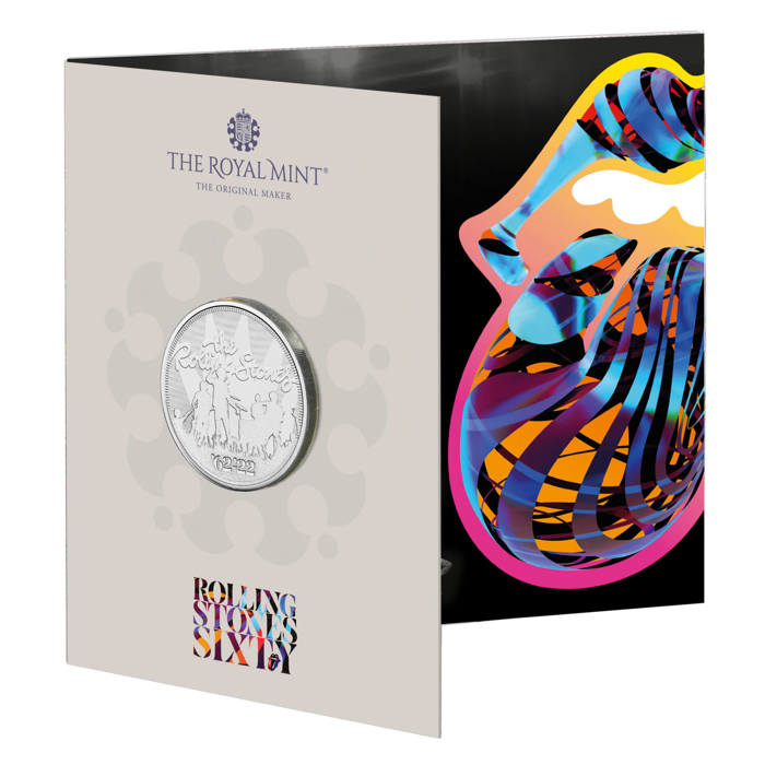 The Rolling Stones 2022 UK £5 Brilliant Uncirculated Coin