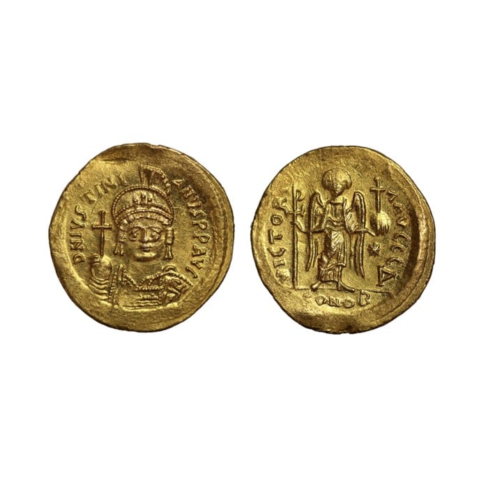 Justinian I Gold Solidus
