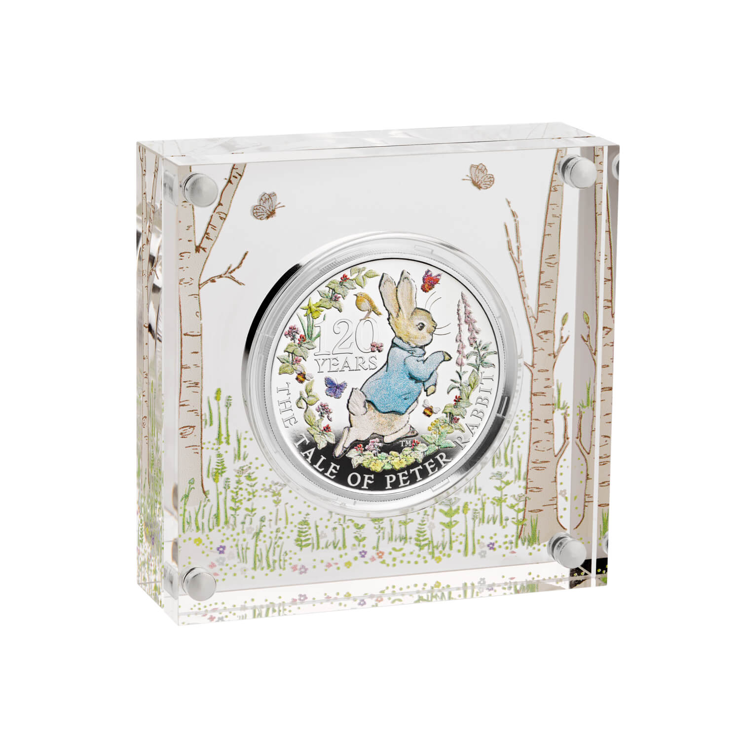 Peter Rabbit™ 2022 UK 1oz Silver Proof Colour Coin | The Royal Mint