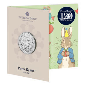 Peter Rabbit™ 2022 UK £5 Brilliant Uncirculated Coin 