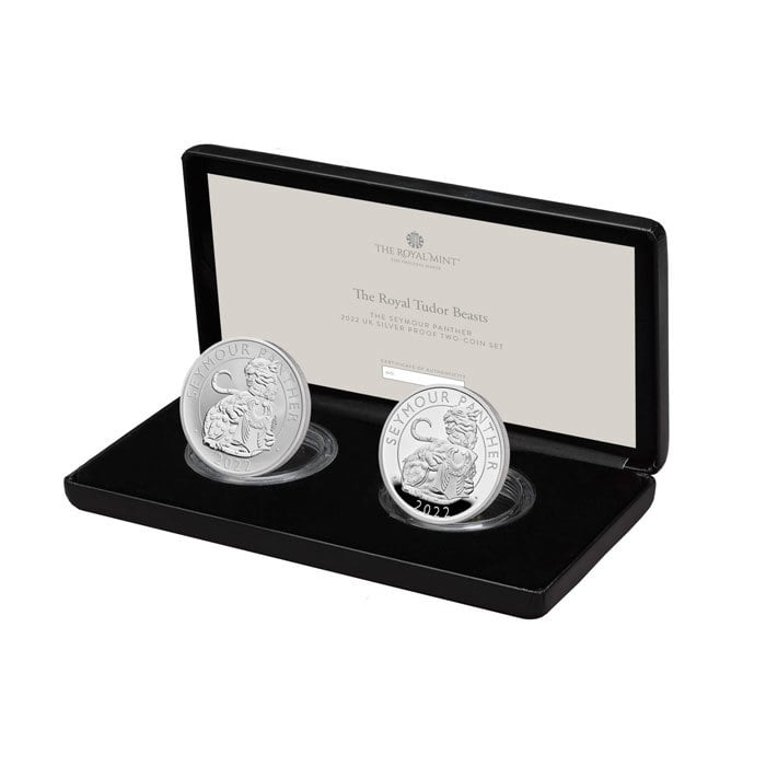 The Seymour Panther 2022 UK Silver Proof Two-Coin Set