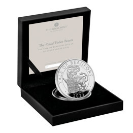 The Royal Tudor Beasts The Yale of Beaufort 2023 UK 1oz Silver Proof Coin