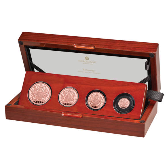The Sovereign 2022 Four Coin Gold Proof Set
