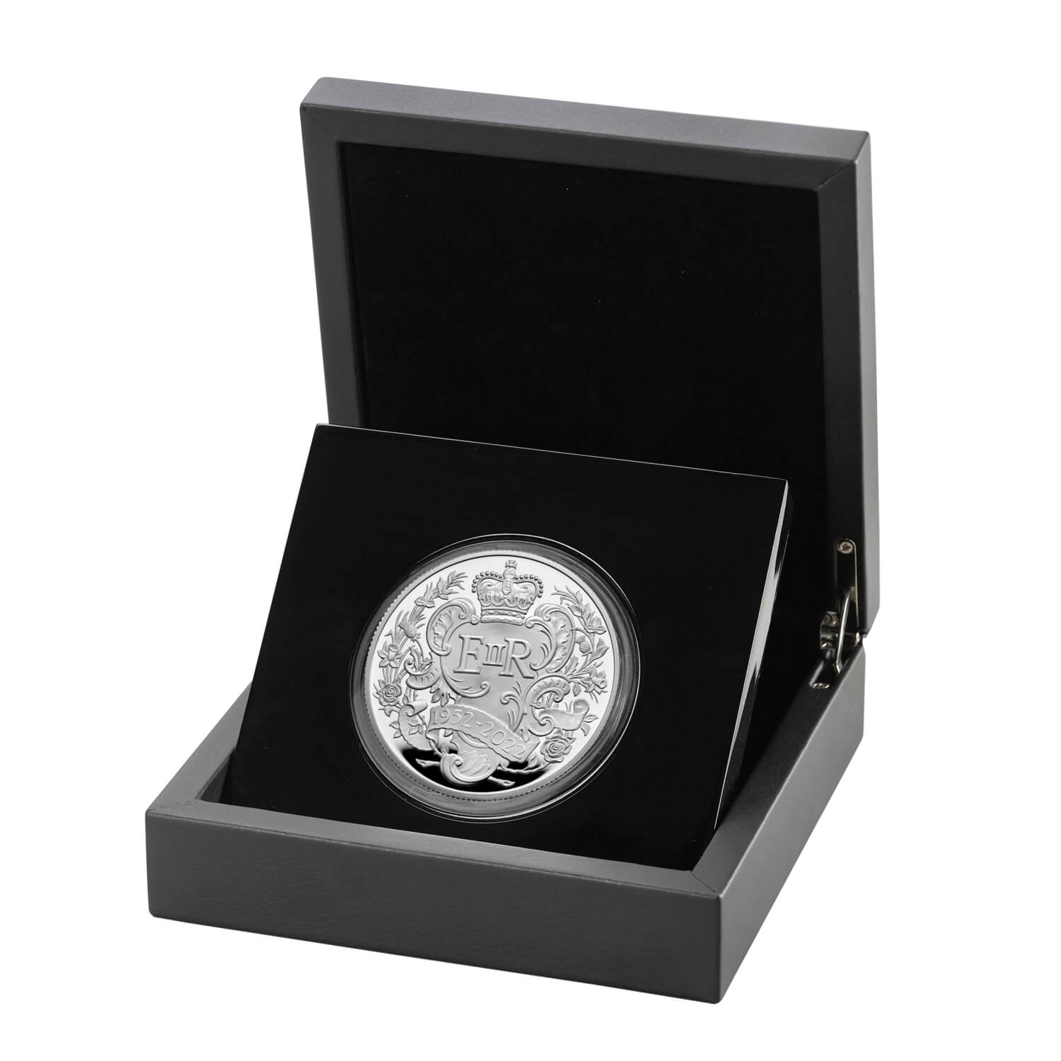 2022 Platinum Jubilee Silver Proof Piedfort UK 50pThe of Her Majesty The Queen