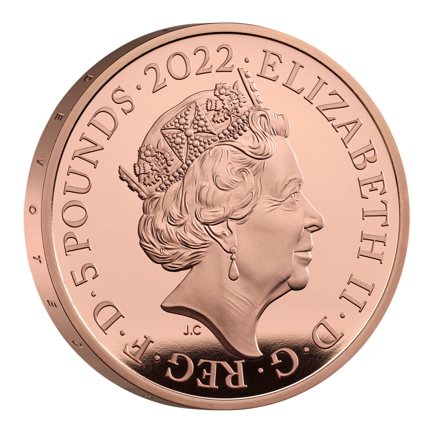 The Queen's Reign The Commonwealth 2022 UK £5 Gold Proof Coin