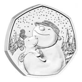 The Snowman™ and The Snowdog 2022 UK 50p Brilliant Uncirculated Coin