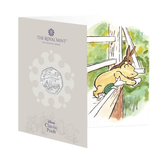 Winnie the Pooh and Friends 2022 UK 50p Brilliant Uncirculated Coin
