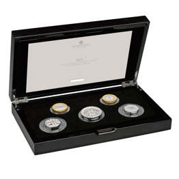 2023 Annual Coin Sets 5 Silver Piedfort Commemorative Coin Set