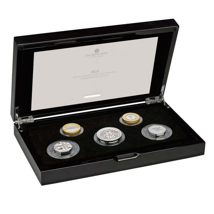 The 2023 United Kingdom Silver Proof Piedfort Commemorative Coin Set