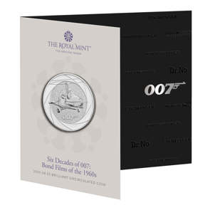 Bond Films of the 1960s 2023 UK £5 Brilliant Uncirculated Coin 