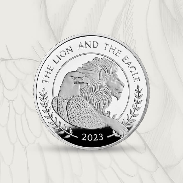 The Royal Mint Launches British Lion and American Eagle Commemorative Coin