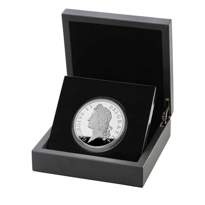 British Monarchs King George II 2023 UK 5oz Silver Proof Coin