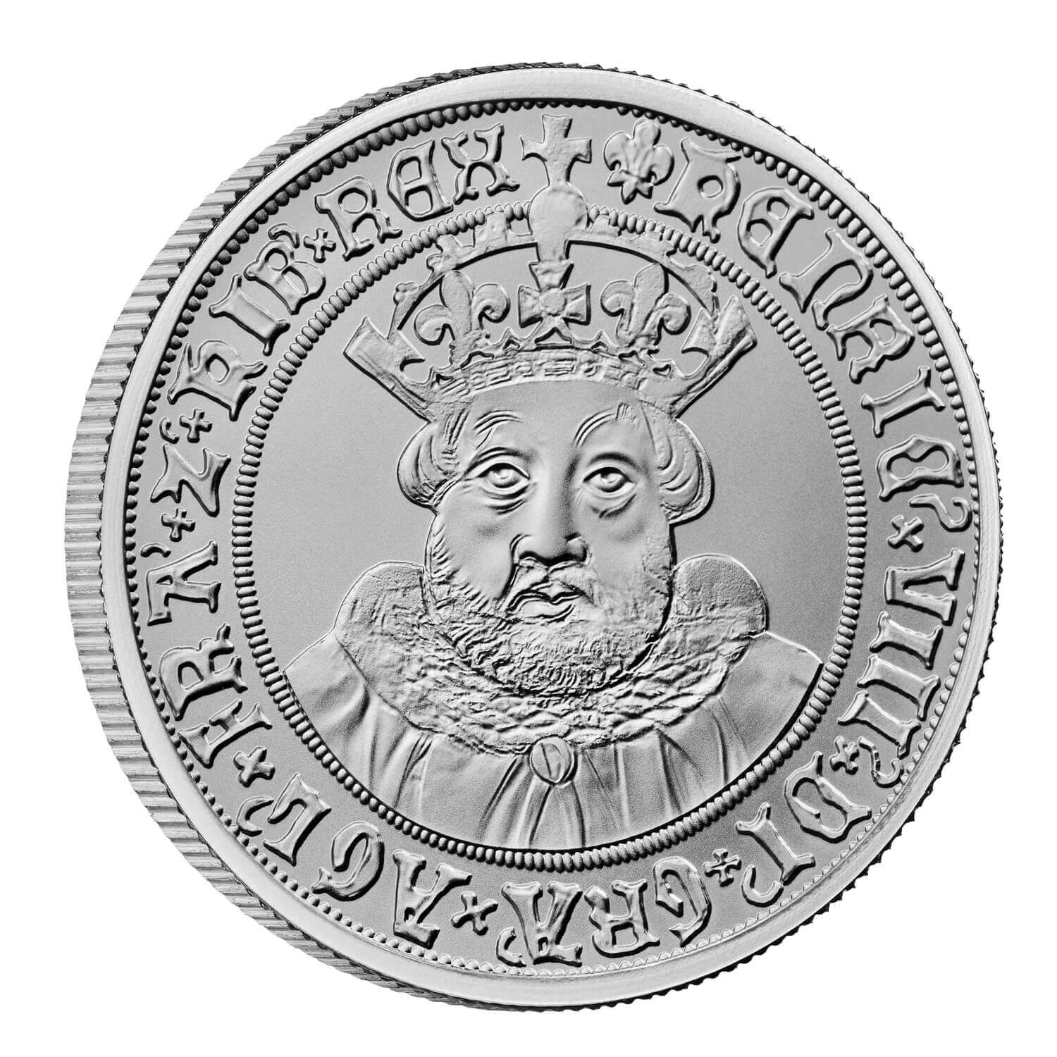 British Monarchs King Henry VIII 2023 UK 1oz Silver Proof Coin