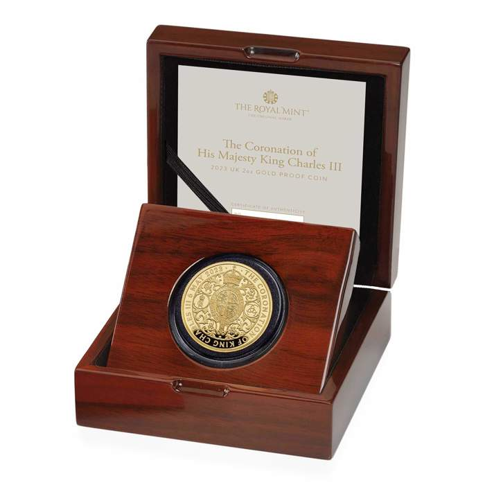 The Coronation of His Majesty King Charles III 2023 UK 2oz Gold Proof Coin