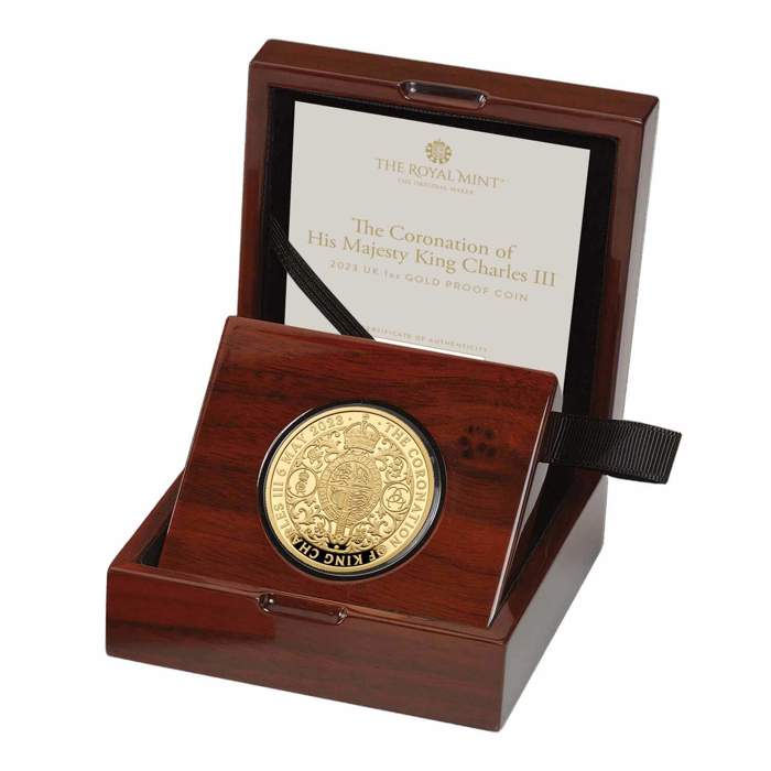 The Coronation of His Majesty King Charles III 2023 UK 1oz Gold Proof Coin