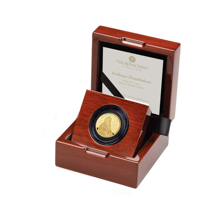 Albus Dumbledore 2023 UK 1/4oz Gold Proof Coin