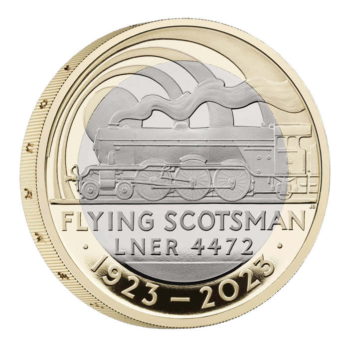 The Centenary of Flying Scotsman 2023 UK £2 Brilliant Uncirculated Coin