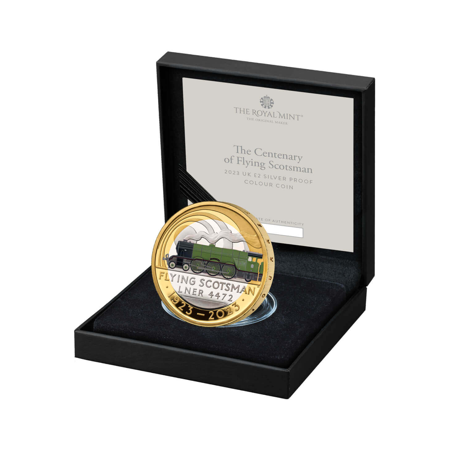 The Flying Scotsman Famous Trains Series – Colorized JFK Half Dollar U.S. Coin