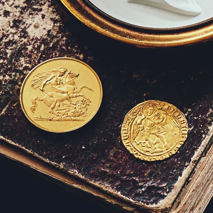 Year dated coin Year dated coin
