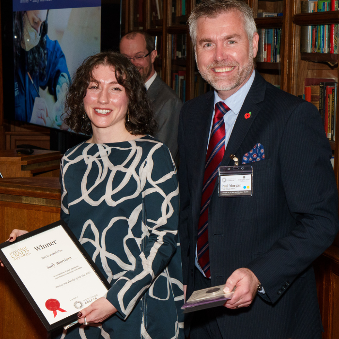 Glasgow-based watch dial enameller Sally Morrison has won the inaugural Precious Metalworker of the Year Award sponsored by The Royal Mint in partnership with Heritage Crafts