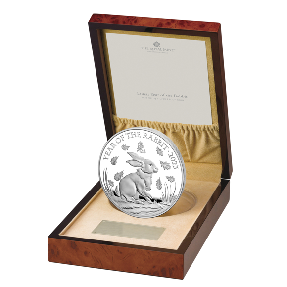 Lunar Year of the Rabbit 2023 UK 1kg Silver Proof Coin