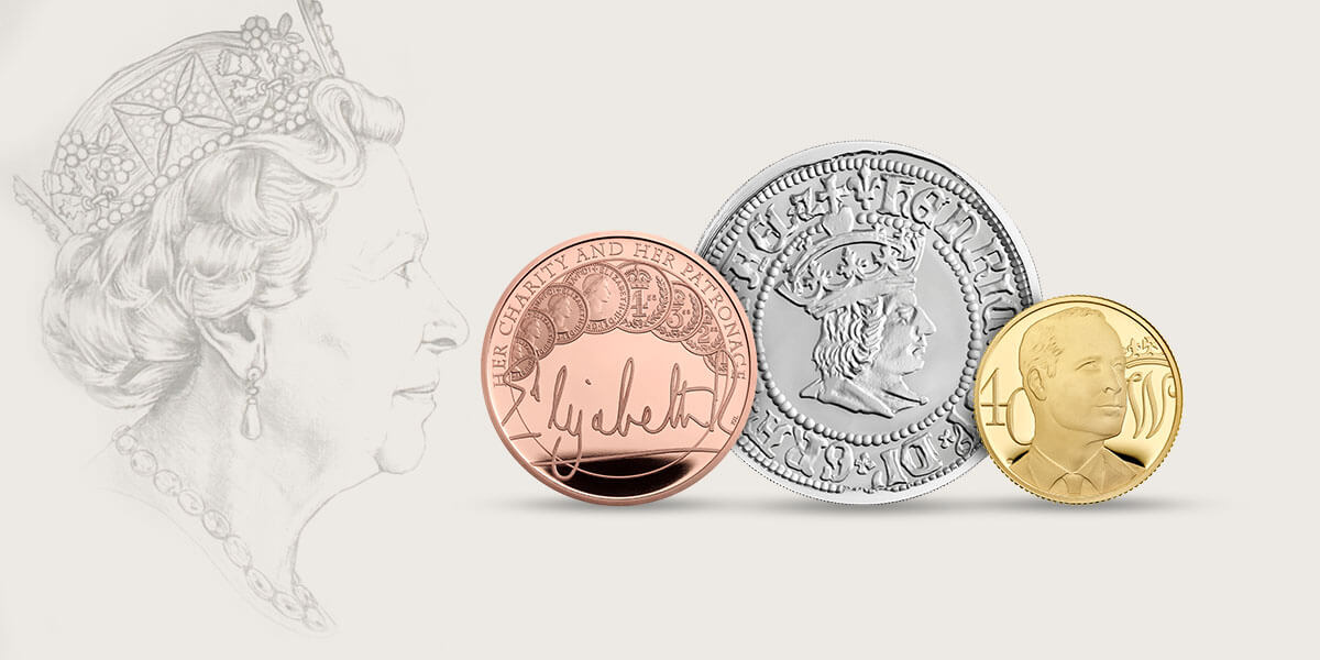The last commemorative coins struck for Queen Elizabeth II
