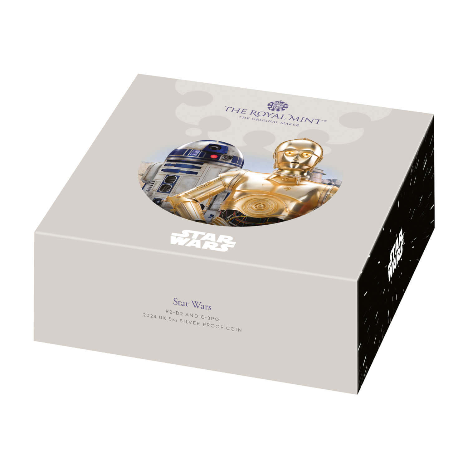 Star Wars R2-D2 and C-3PO 2023 UK 5oz Silver Proof Coin | The