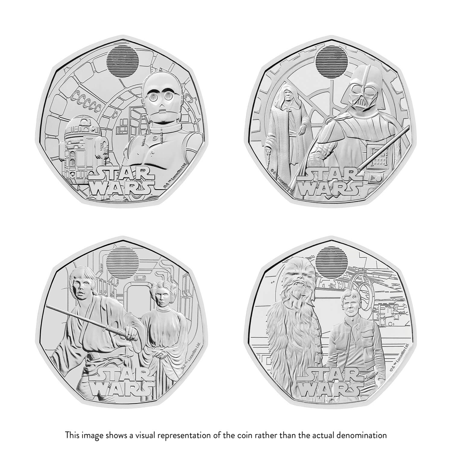 The Royal Mint's R2D2 And C3PO Coin Collection Mintage Worth